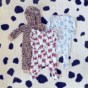 Baby girl onesie bundle lot, 3-6 months